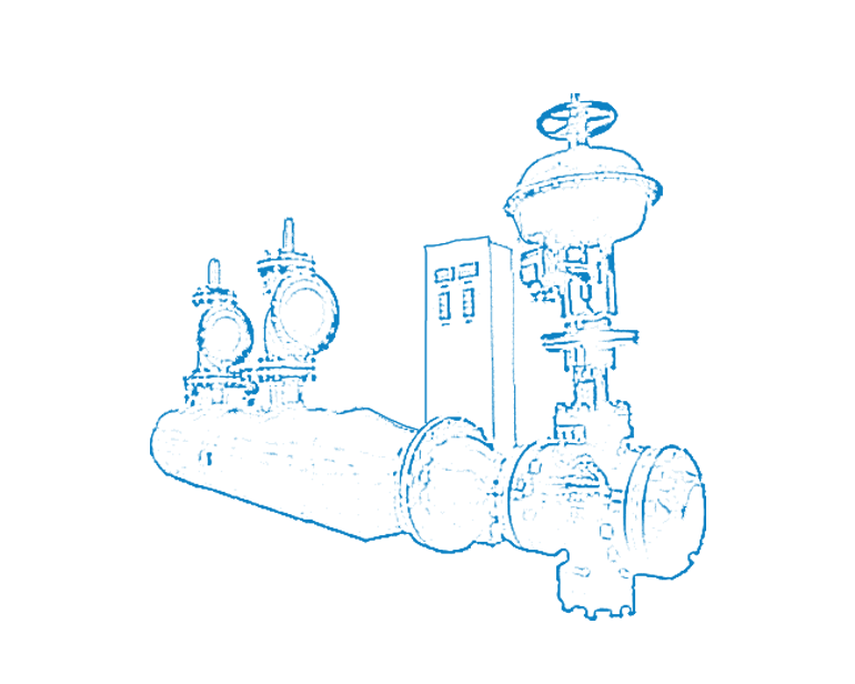 Temp. and pressure reducer